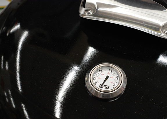 A shiny black Weber smoker/grill from Annie's Dependable Service Hardware in Washington D.C.